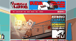 Desktop Screenshot of lafamiliadelbarrio.com